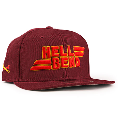 Hellbend Premium Snapback - Wings-Apparel, Goods, & Gear-HellBend Custom Cycles